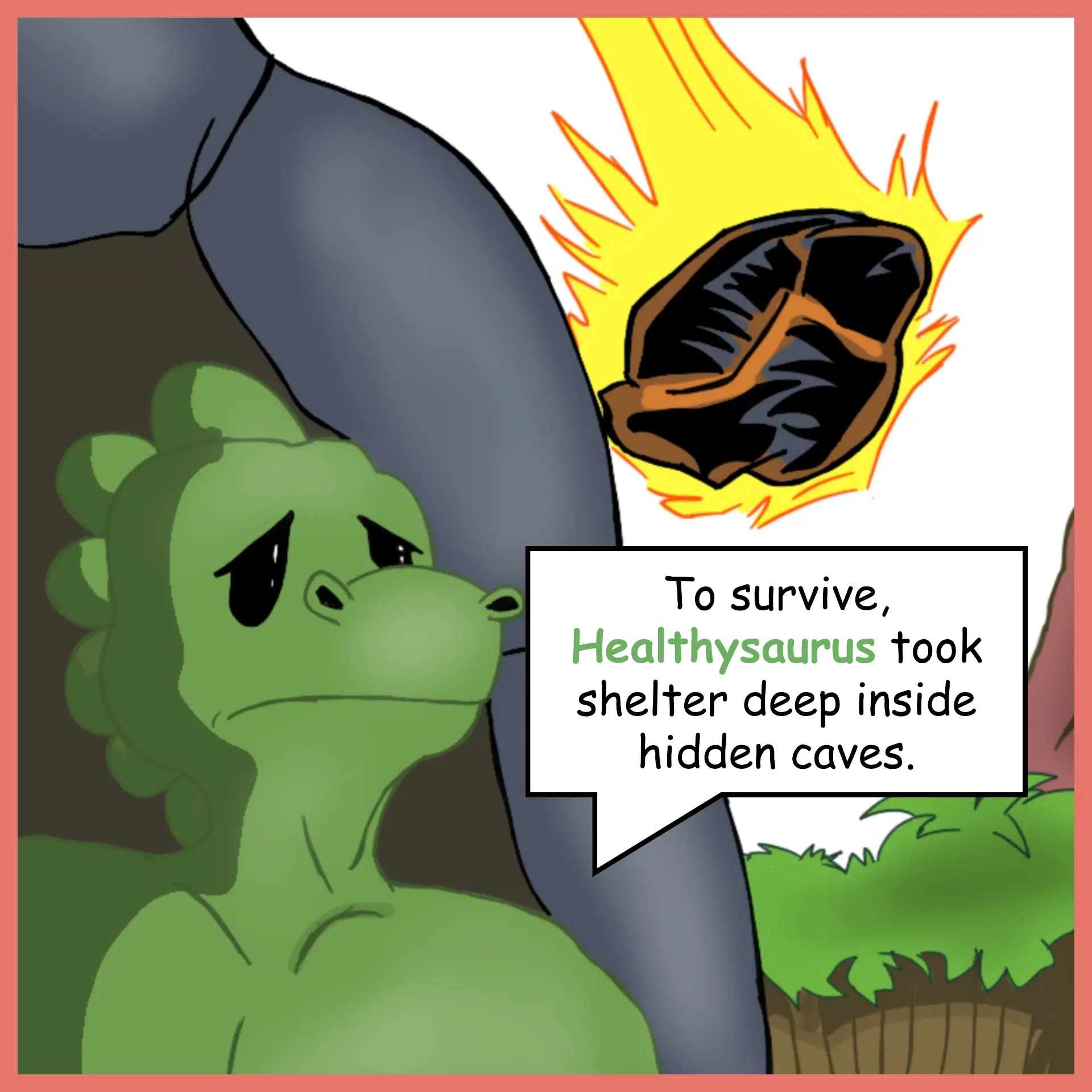 Healthysaurus comic panel 3